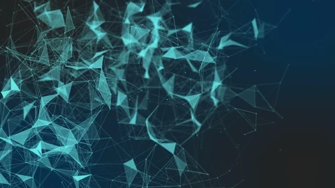 Abstract Network looping. Stock Footage 88541323