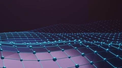 Abstract network mesh Stock Footage 340488790