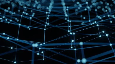 Abstract network mesh Stock Illustration