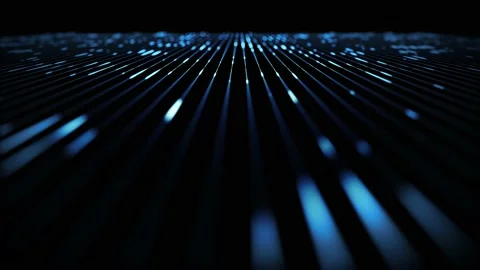 Abstract Network Mesh Waving Fx Background Loop Stock Footage 144757870