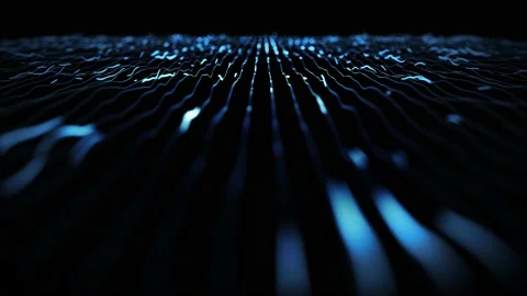 Abstract Network Mesh Waving Fx Background Loop Stock Footage 144757871