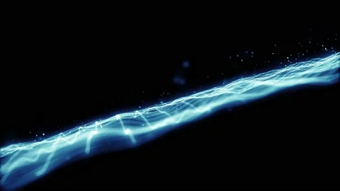 Abstract Network Mesh Waving Fx Background Loop Stock Footage 144823178