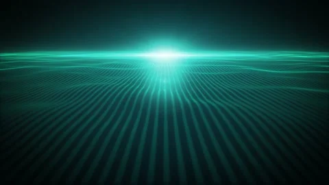 Abstract Network Mesh Waving Fx Background Loop Stock Footage 146174235