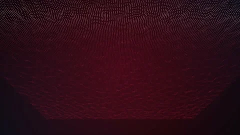 Abstract Network Mesh Waving Fx Background Loop Stock Footage 147402398