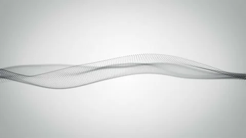 Abstract Network Mesh Waving Fx Background Loop Stock Footage 150859939