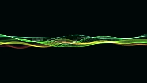 Abstract Network Mesh Waving Fx Background Loop Stock-Footage 153234066