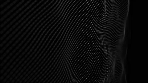 Abstract Network Mesh Waving Fx Background Loop Stock Footage 154122841
