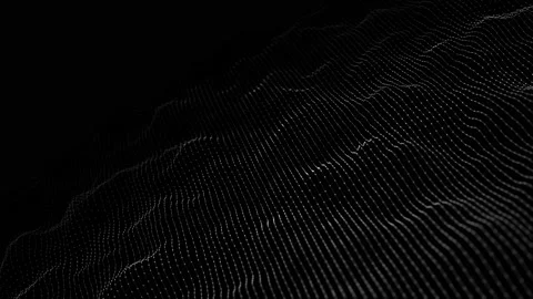 Abstract Network Mesh Waving Fx Background Loop Stock Footage 154122847