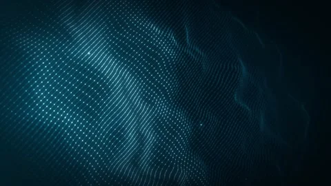 Abstract Network Mesh Waving Fx Background Loop Stock Footage 154654605