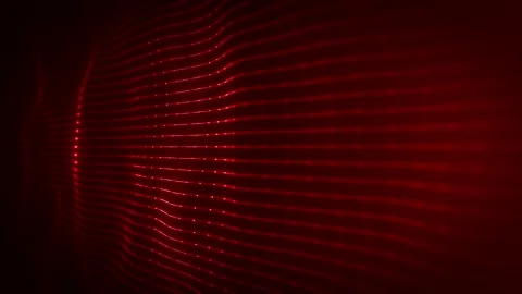 Abstract Network Mesh Waving Fx Background Loop Stock Footage 154743530