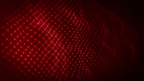 Abstract Network Mesh Waving Fx Background Loop Stock Footage 154806884