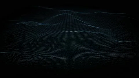 Abstract Network Mesh Waving Fx Background Loop Stock Footage 154937675