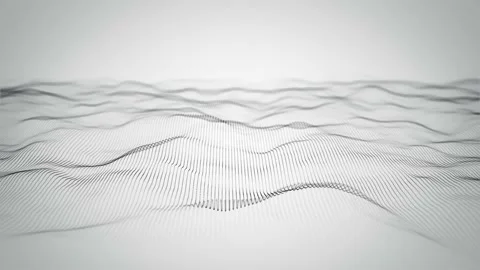 Abstract Network Mesh Waving Fx Background Loop Vídeos de archivo 154937678