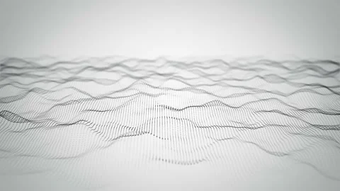 Abstract Network Mesh Waving Fx Background Loop Vidéo 154937679