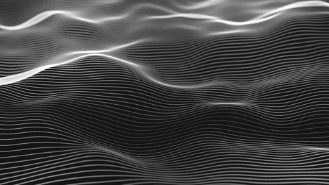 Abstract Network Mesh Waving Fx Background Loop Stock Footage 155686902