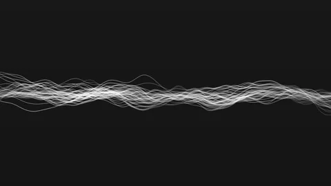 Abstract Network Mesh Waving Fx Background Loop Video stock 155686903