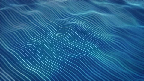 Abstract Network Mesh Waving Fx Background Loop Video stock 156395993