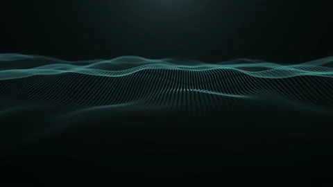 Abstract Network Mesh Waving Fx Background Loop Stock Footage 156739438