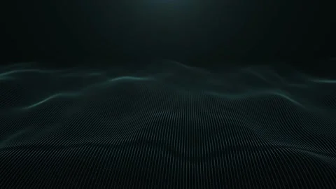 Abstract Network Mesh Waving Fx Background Loop Vídeos de archivo 157175976