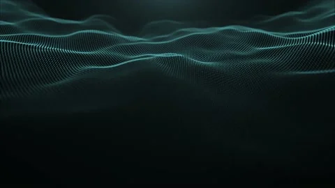 Abstract Network Mesh Waving Fx Background Loop Stock Footage 157283663