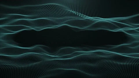 Abstract Network Mesh Waving Fx Background Loop Stock Footage 157283665