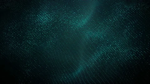 Abstract Network Mesh Waving Fx Background Loop Vídeos de archivo 157857793