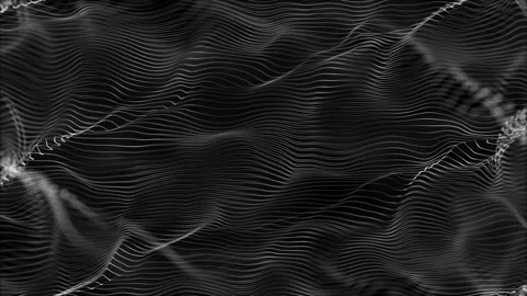 Abstract Network Mesh Waving Fx Background Loop Stock Footage 160556225
