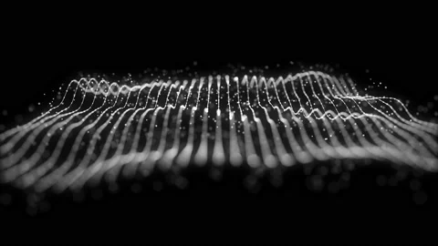 Abstract Network Mesh Waving Fx Background Loop Stock Footage 170563257