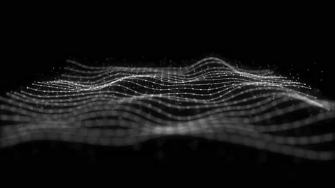 Abstract Network Mesh Waving Fx Background Loop Stock Footage 170822160