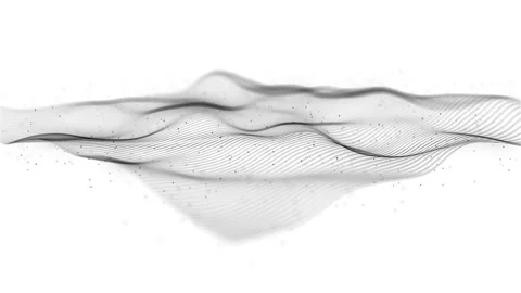 Abstract Network Mesh Waving Fx Background Loop 스톡 동영상 171529495