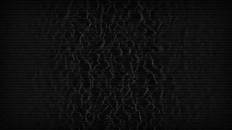 Abstract Network Mesh Waving Fx Background Loop Stock Footage 208320600