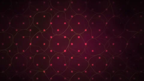 Abstract Network Pattern Background with Glowing Dots and Lines. Stock Footage 333918418