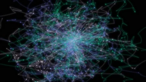 Abstract network pattern. Stock Footage 155915103