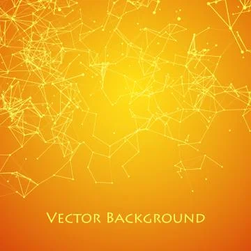 Abstract Network Plexus Background. Illustrazione stock