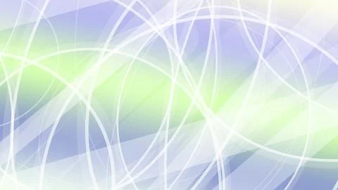 An abstract network of sweeping arcs and circles blends green and blue grad.. Stock Illustration