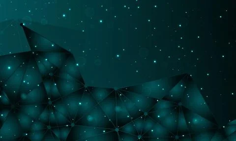 Abstract network technology background Stock Illustration