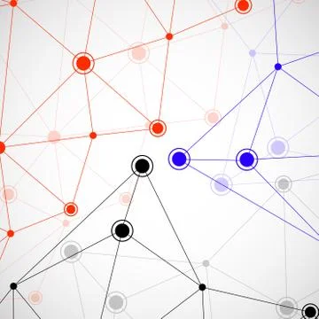 Abstract network, technology communication イラスト素材