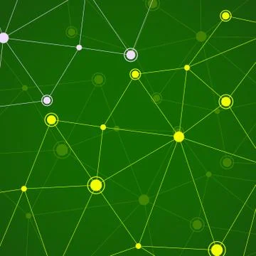 Abstract network, technology communication Stock-Illustration