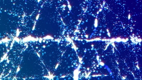 An abstract network of triangles, an animated 3d mesh sphere Stock Footage 95662147