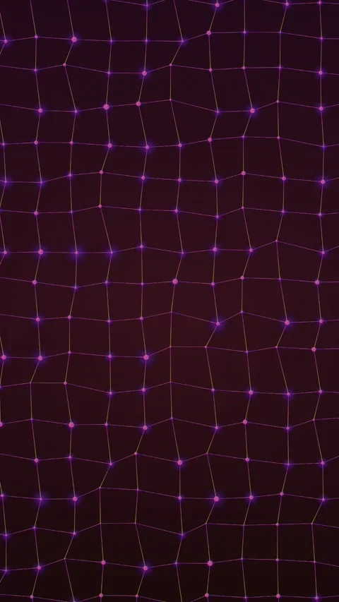 Abstract network visualization with glowing connections Stock Footage 327942305