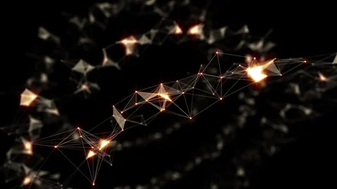 Abstract networking background. Stock Footage 88729725