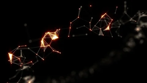 Abstract networking background. Video stock 88729780