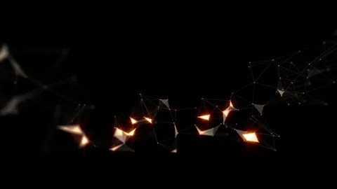 Abstract networking background. Video stock 88730704