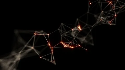Abstract networking background. Video stock 88731201