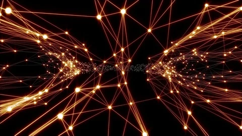 Abstract networking background. Video stock 88731632