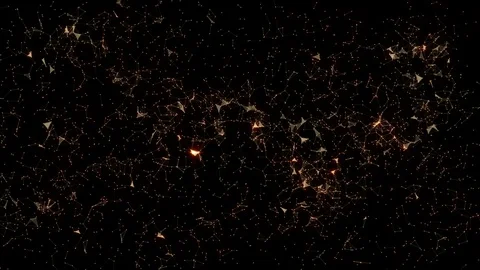 Abstract networking. Video stock 92694541