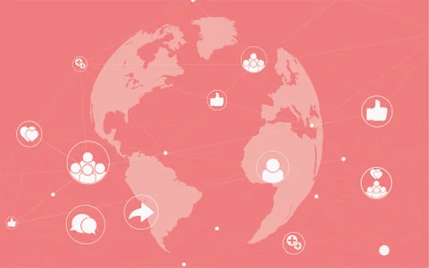 Abstract Networks Vector Graphic Stock Illustration