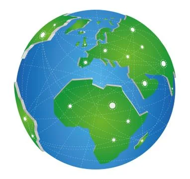 Abstract Networks Vector Graphic Stock Illustration