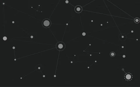 Abstract Networks Vector Graphic Illustrazione stock