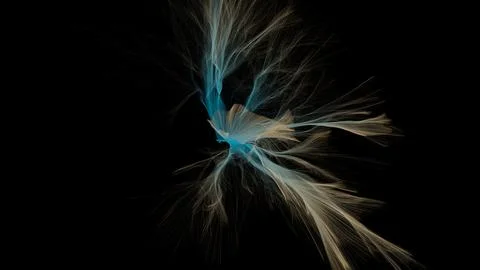Abstract Neural Connectivity Pattern Stock Illustration